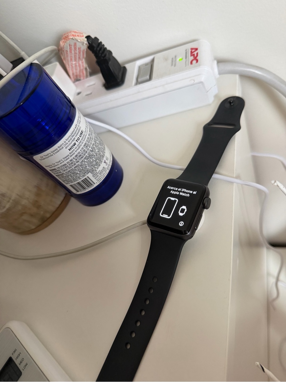 Apple Watch (Black) - Black Sport Band